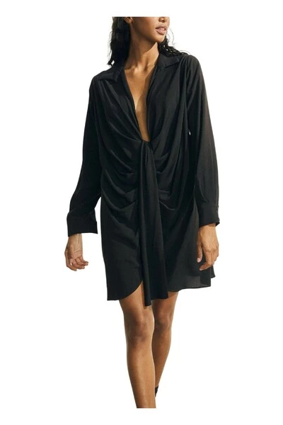 ALOHAS Casual Jurken Liberica Dress Black 5 ALOHAS Casual Jurken Liberica Dress Black - Afbeelding 5