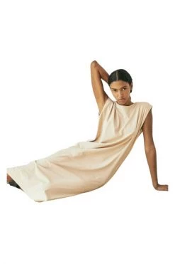 ALOHAS Casual Jurken Lossy Dress Beige -Aloha Winkel b59060dad1d69cba13f94c154c7fbded