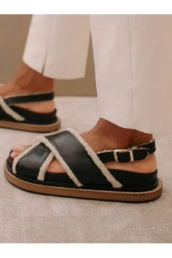 ALOHAS Sandalen Marshmallow Leather Black -Aloha Winkel ba122ec4e070904f1a7ca4bd78c69c72