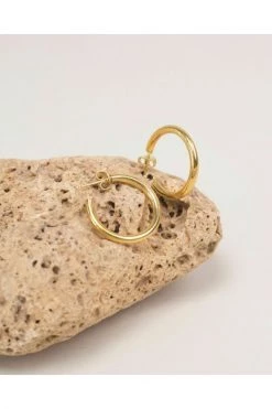 ALOHAS Oorbellen Nice Nail Loops Yellow