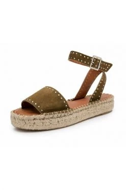 ALOHAS Sandalen Rome Studded Espadrilles Green