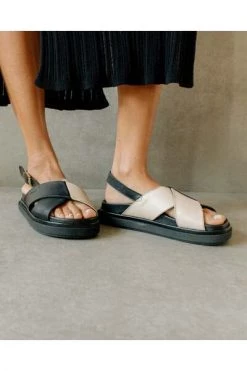 ALOHAS Sandalen Marshmallow Bicolor Shoes Beige -Aloha Winkel c5e93a261c480925255bad569b68690b