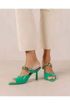 ALOHAS Schoenen Daisy Shiny Sandals Green -Aloha Winkel c66fb8b090424f4dbbe091551efe2fd0