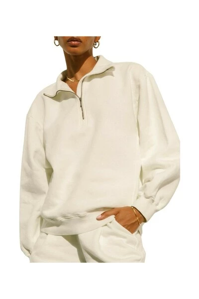 ALOHAS Hoodies & Sweatvesten Macchiato Sweatshirt Beige 2 ALOHAS Hoodies & Sweatvesten Macchiato Sweatshirt Beige - Afbeelding 2