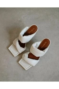 ALOHAS Sandalen Twist Strap Sandals White 8 ALOHAS Sandalen Twist Strap Sandals White -Aloha Winkel c95cd8b6b3855c5361b8784e9ed96562