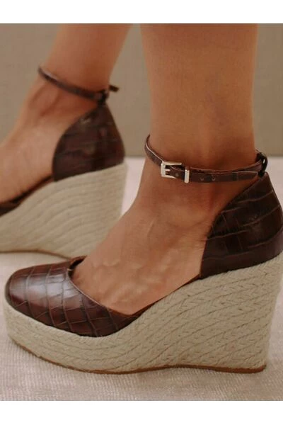 ALOHAS Sleehakken Clara Sunset Shoes Brown 2 ALOHAS Sleehakken Clara Sunset Shoes Brown - Afbeelding 2