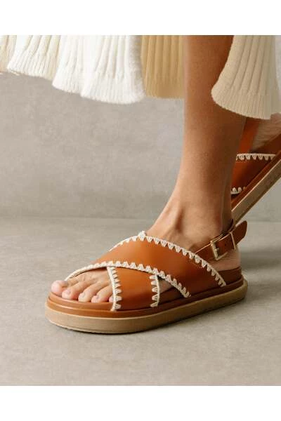 ALOHAS Sandalen Marshmallow Crochet Sandals Brown 5 ALOHAS Sandalen Marshmallow Crochet Sandals Brown - Afbeelding 5