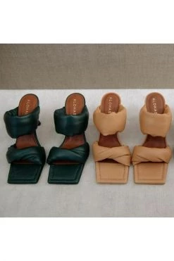 ALOHAS Sandalen Twist Strap Sandals Green -Aloha Winkel cc8edecf03eb17652dc0d301712b0d94