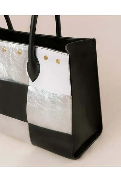 ALOHAS Handtassen The W Scacchi Black 4 ALOHAS Handtassen The W Scacchi Black - Afbeelding 4