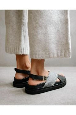 ALOHAS Sandalen Marshmallow Check Black -Aloha Winkel cdf55d050c2a94aaa3425e93f3961d31