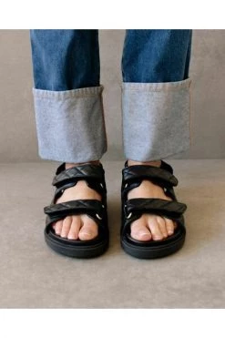 ALOHAS Sandalen Hook-Loop Sandals Black -Aloha Winkel cf5b280d59e4015a0e87d6e13c20c521