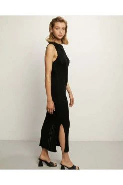 ALOHAS Casual Jurken Breezy Sleeveless Knit Dress Black -Aloha Winkel d240612137c2330f4a71101a4753f80e