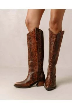 ALOHAS Cowboylaarzen Boots Brown -Aloha Winkel d4074540a2989a04dc3d5259413c6b1d