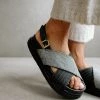 ALOHAS Sandalen Marshmallow Check Black