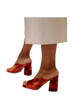 ALOHAS Sandalen Frenchie Velvet Sandals Orange -Aloha Winkel d47348741e33c354abd6012a9898c659