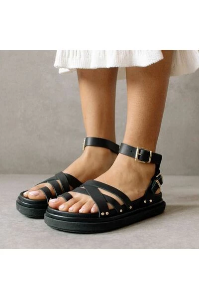 ALOHAS Sandalen Buckle Up Sandals Black 2 ALOHAS Sandalen Buckle Up Sandals Black - Afbeelding 2