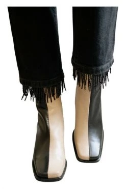 ALOHAS Enkellaarsjes South Bicolor Stone Boots Black -Aloha Winkel d739a6cb0940e82afe385e45ba885a9c