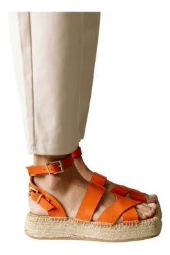 ALOHAS Sandalen County Espadrilles Orange