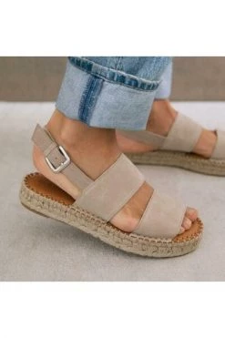 ALOHAS Sandalen Double Strap Sandals Beige -Aloha Winkel e04b5e78b5d06ddbfb5af56e1671e5fb
