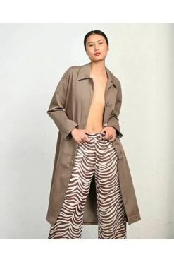 ALOHAS Trenchcoats & Mantels Flash Trench Coat Brown -Aloha Winkel e0d282d1887529e6447a01dd9ea82c16