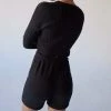 ALOHAS Korte Broeken Roomy Knit Shorts Black