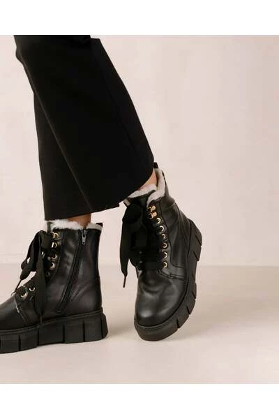 ALOHAS Laarzen Can Can Shearling Black 4 ALOHAS Laarzen Can Can Shearling Black - Afbeelding 4