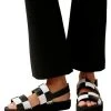 ALOHAS Sandalen Double Strap Sandals Black