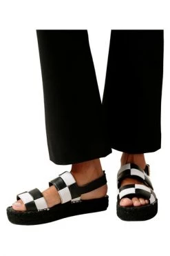 ALOHAS Sandalen Double Strap Sandals Black