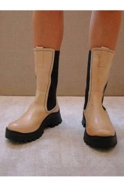 ALOHAS Chelseaboots Pick Me Up Leather Boots Beige