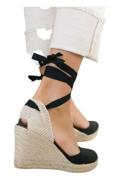 ALOHAS Sleehakken Clara By Day Sustainable Sandals Black