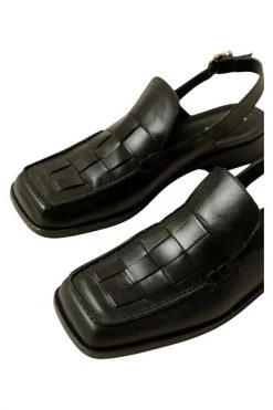 ALOHAS Loafers Abe Braided Shoes Black -Aloha Winkel e75c10fe2cf981e004366d9b85737714
