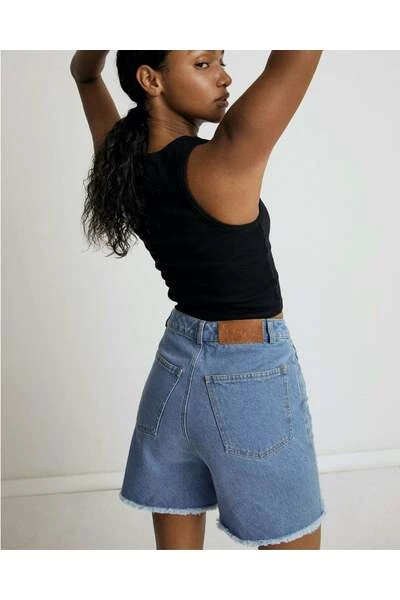 ALOHAS Denim Shorts Berry Blue 1 ALOHAS Denim Shorts Berry Blue