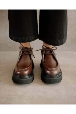 ALOHAS Tycoon Loafers Brown