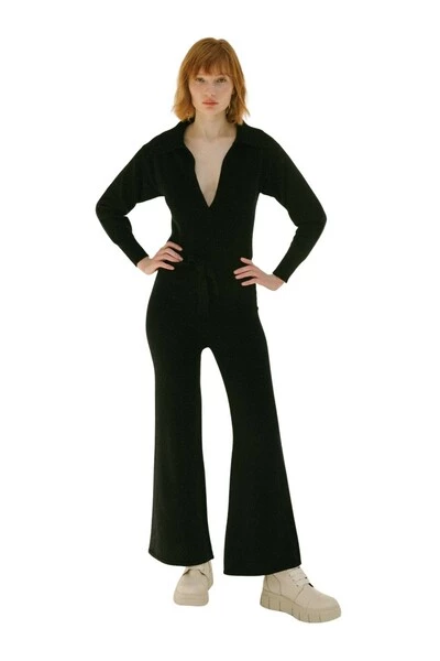 ALOHAS Jumpsuits & Tuinbroeken Timeline Jumpsuit Black 3 ALOHAS Jumpsuits & Tuinbroeken Timeline Jumpsuit Black - Afbeelding 3