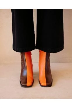 ALOHAS Schoenen South Bicolor Leather Boots Brown 8 ALOHAS Schoenen South Bicolor Leather Boots Brown -Aloha Winkel f50763d108ce27bbf0d43e5443ae077b
