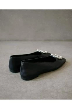 ALOHAS Ballerina's Bella Crystal Ballerinas Black