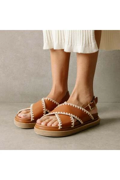 ALOHAS Sandalen Marshmallow Crochet Sandals Brown 2 ALOHAS Sandalen Marshmallow Crochet Sandals Brown - Afbeelding 2