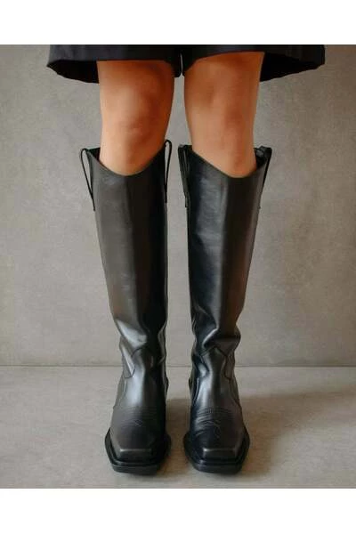 ALOHAS Snowboots Cattle Boots Black 5 ALOHAS Snowboots Cattle Boots Black - Afbeelding 5