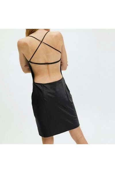 ALOHAS Feestjurken Fuzzy Dress Black 4 ALOHAS Feestjurken Fuzzy Dress Black - Afbeelding 4