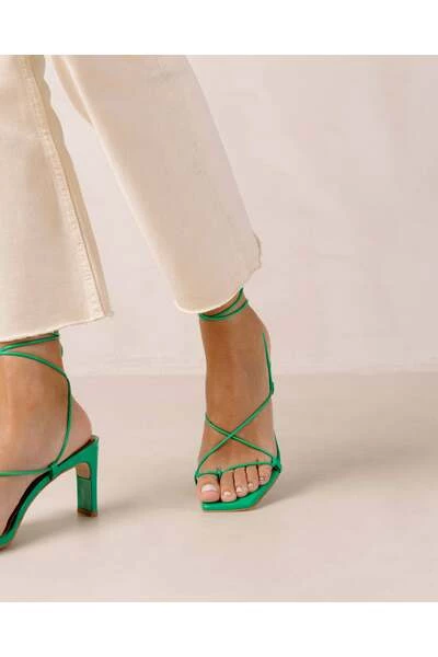 ALOHAS Sandalen Bellini Shiny Sandals Green 4 ALOHAS Sandalen Bellini Shiny Sandals Green - Afbeelding 4