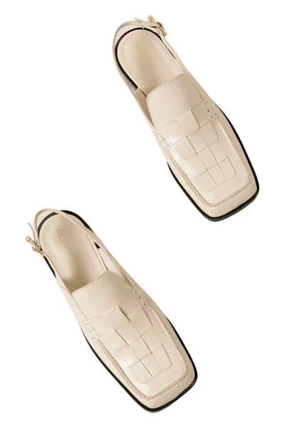 ALOHAS Abe Braided Loafers White 4 ALOHAS Abe Braided Loafers White - Afbeelding 4
