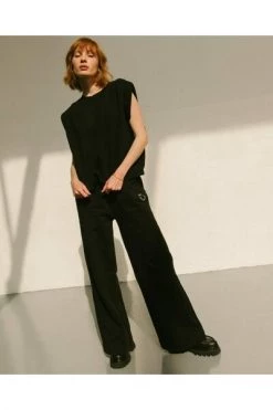 ALOHAS Wijde Broeken Restricted Pants Black 10 ALOHAS Wijde Broeken Restricted Pants Black -Aloha Winkel fe10767cf0ac64c42b4da47889814264