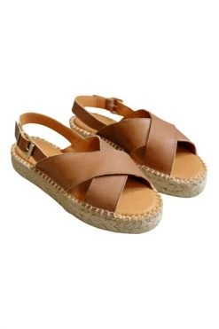 ALOHAS Sandalen Crossed Brown -Aloha Winkel ffc993c0d45153b1540e8f3b5a6a561c